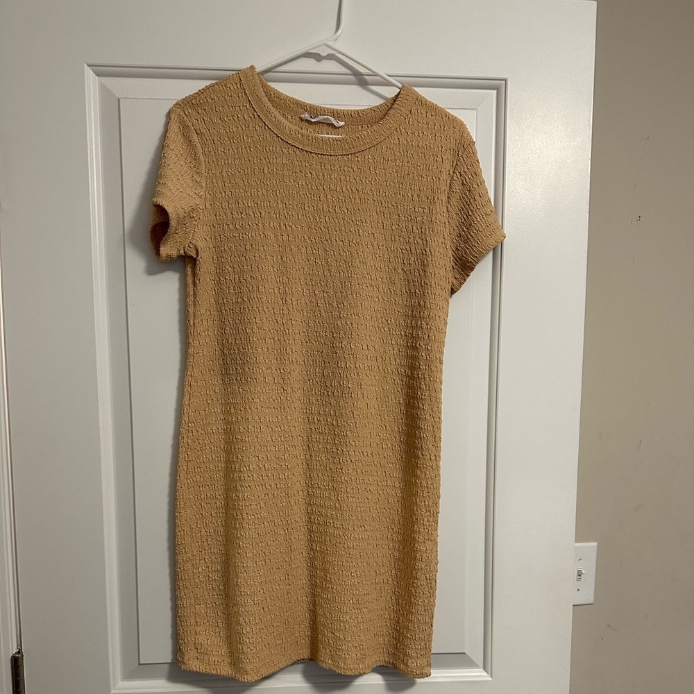 Elodie texture dress in cream